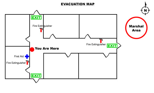Sample Evacuation Map